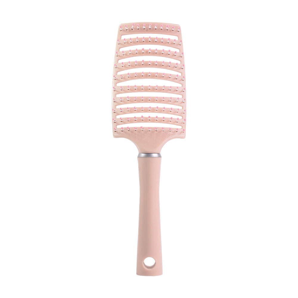 Rib comb high skull top fluffy hair comb women's special long hair curly hair styling large curved comb scalp massage comb