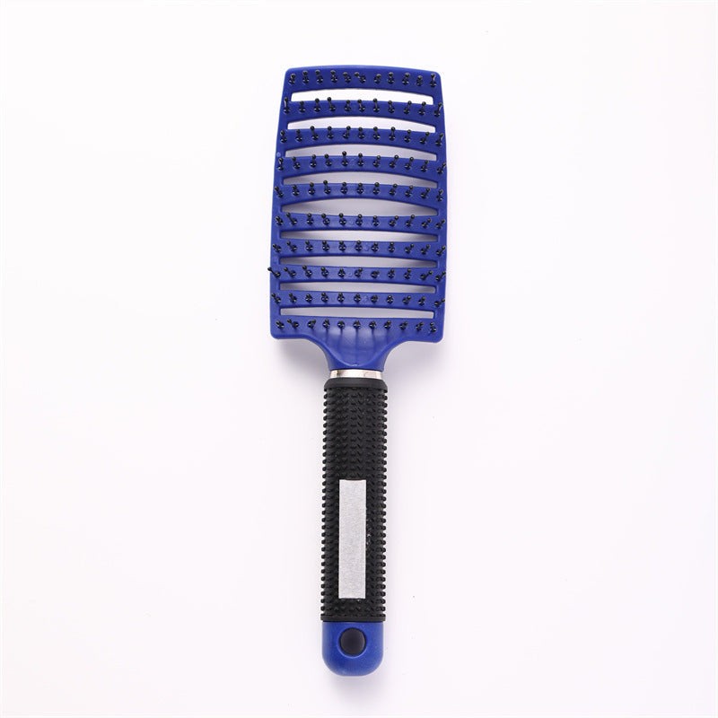 bristle large curved comb wide tooth hairdressing comb rib comb massage smooth hair hairdressing fluffy hair-styling wholesale