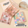 Capel 25-color lucky eyeshadow palette - shimmering, fine glitter, milk tea earth tones - affordable eyeshadow for students