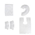 Disposable hair dyeing tools four-piece set, shawl, gloves, elastic ear muffs, shower cap, hairdressing hair dyeing suit tools