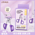 Jonbos one-touch sky-high eyelash curler - portable wide-angle sunflower curl for long-lasting lash lift