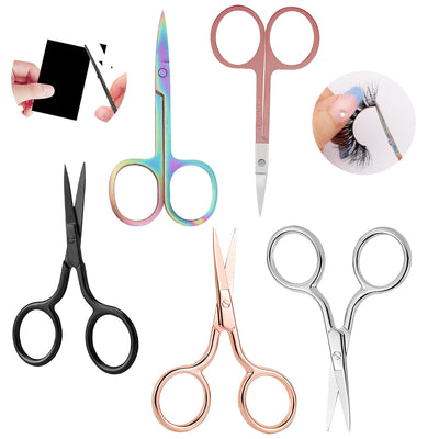 Cosmetic scissors - eyebrow shaping, nose hair trimming, eyelash extension, precision point, sharp, handmade, beauty & eyelash specialized