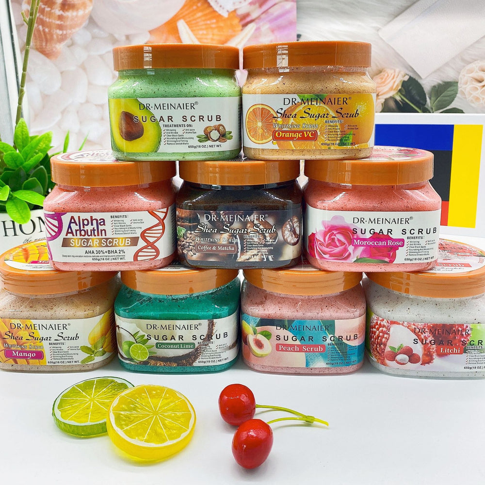 ice cream arbutin sugar scrub to remove black and exfoliate chicken skin bath salt bath salt coffee scrub 650g