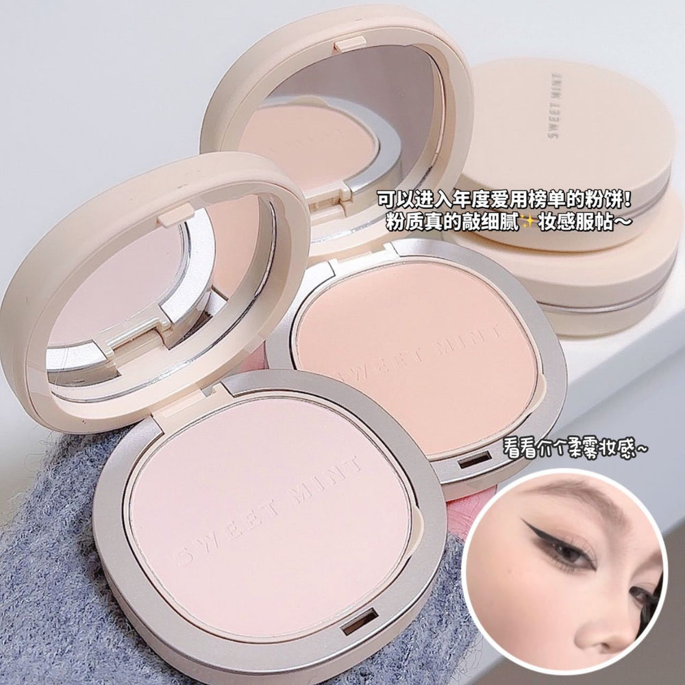 Makeup sweet mint powder makeup setting makeup concealer long-lasting waterproof not easy to remove makeup student party affordable powder bottom