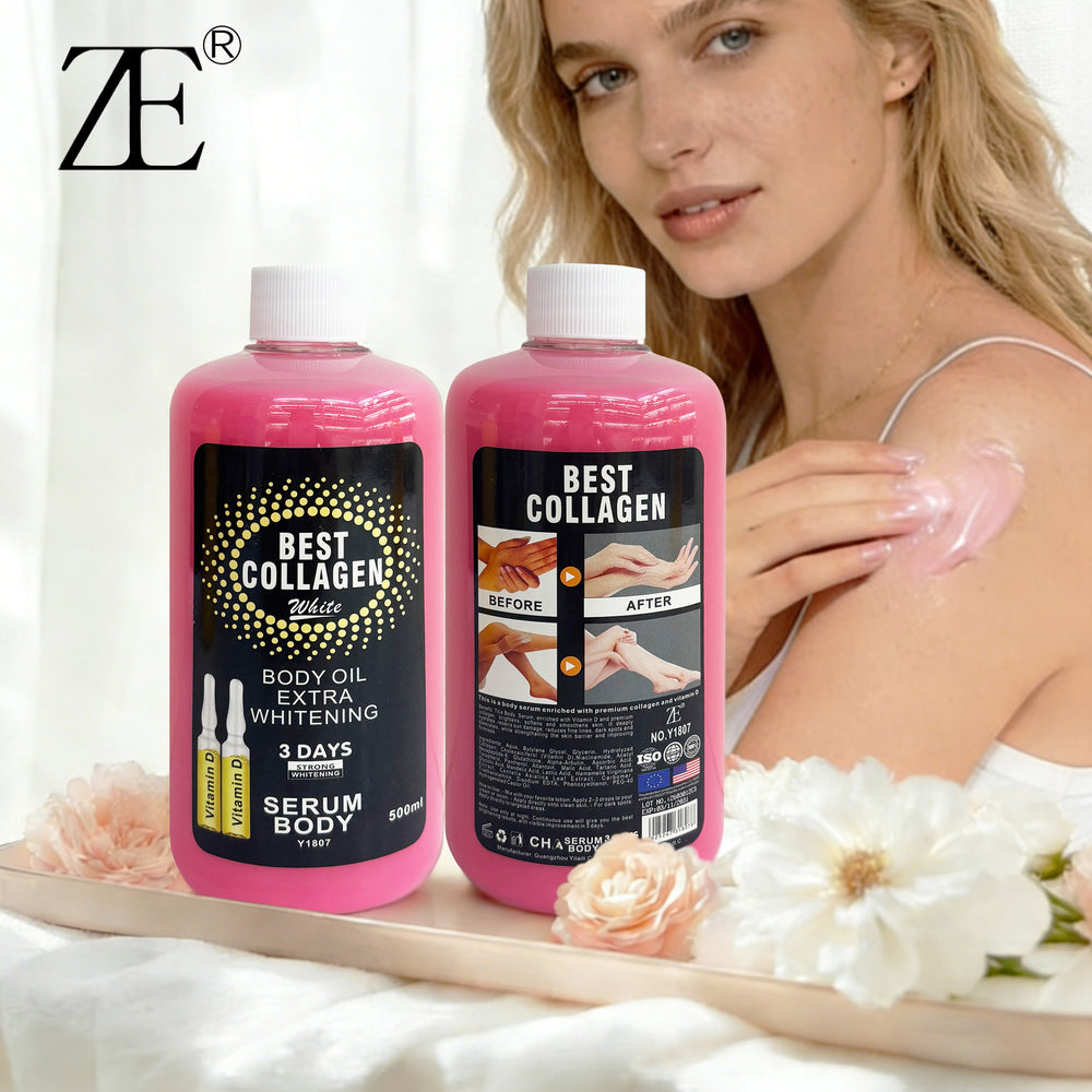 collagen essence nourishes the whole body, brightens, moisturizes, and repairs the skin 500ml export wholesale