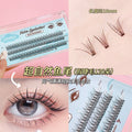 Jonbos lazy girl trilogy false eyelashes - natural & realistic sunflower, wheat stalk, and tower tip single cluster lashes (glue-on)