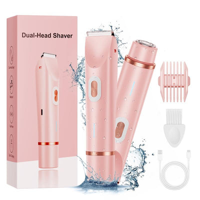 amazon bestseller: electric double-headed epilator for women, intimate area shaver, hair trimmer, hairdressing tool - wholesale