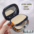 Alobon lightweight flawless double layer powder - concealer, oil control, long-lasting, waterproof, wet & dry foundation for women