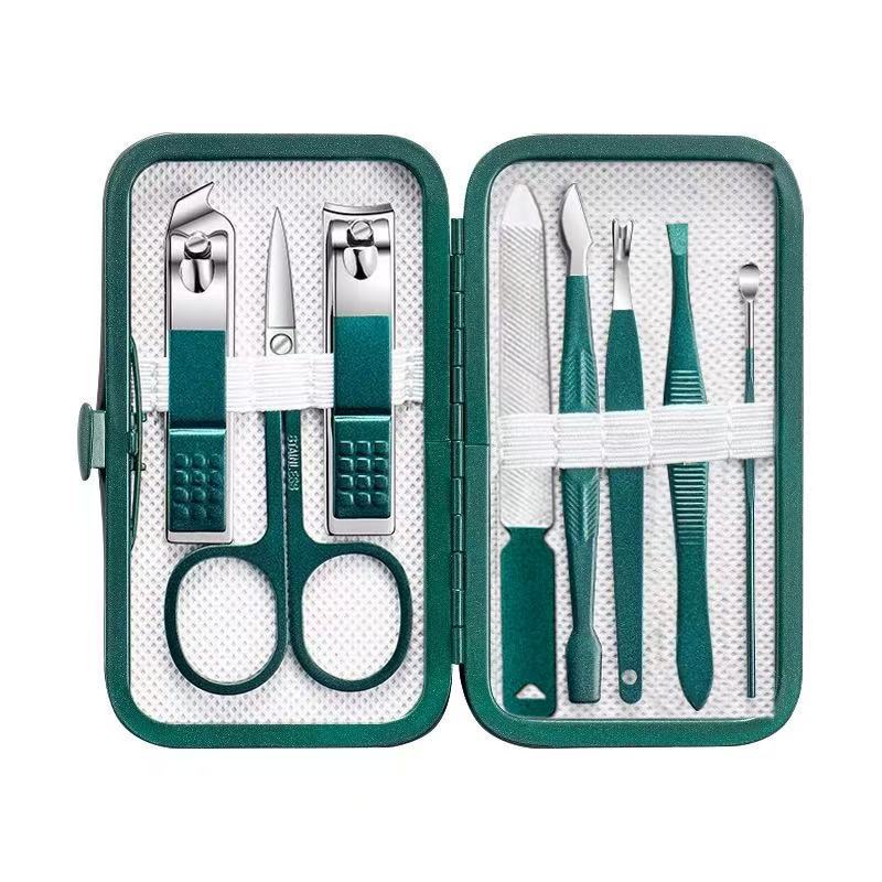 Stainless steel nail clippers, nail nippers, and nail tools - 18-piece set - home manicure kit - professional nail care