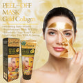 foreign trade 24k gold mask collagen hydrating peel-off nose mask mask brightening skin color wholesale 120g