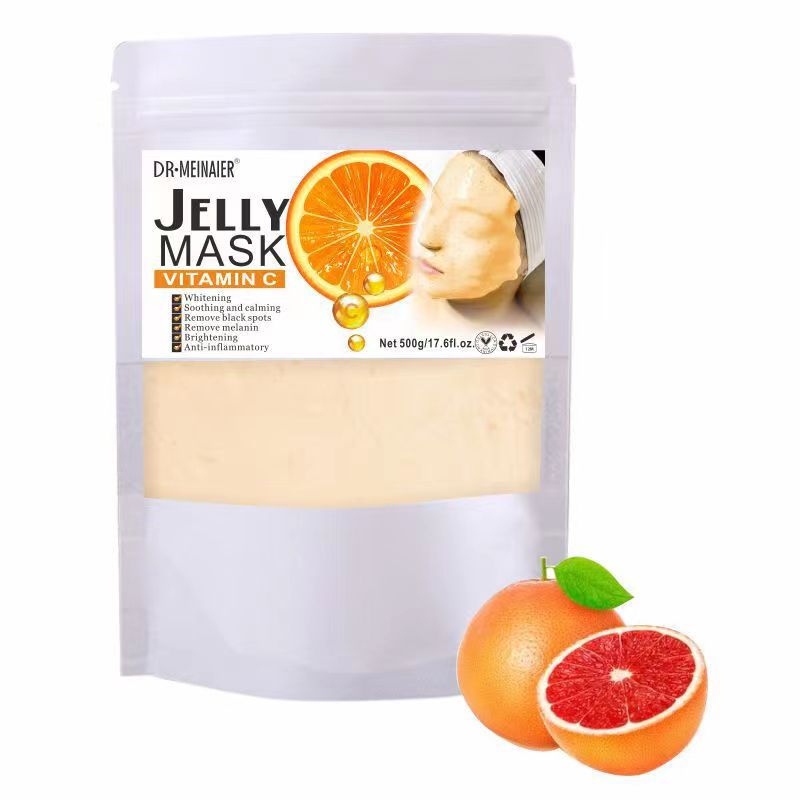 exclusive collagen crystal petal mask powder hydrating and moisturizing jelly soft mask powder 500g foreign trade wholesale