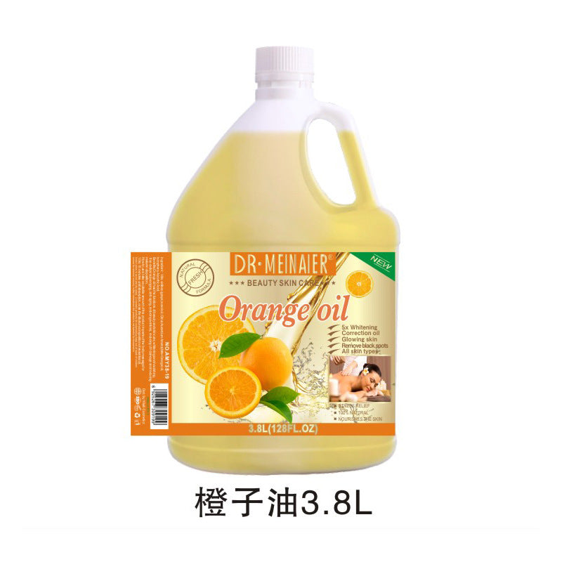 3.8l large bucket massage oil floral fruity brightening facial & body moisturizing olive oil lavender essential oil spa oil