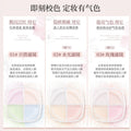 Novo soft focus iridescent quad loose powder - setting, oil control, concealing, long-lasting, waterproof, non-caking, natural finish
