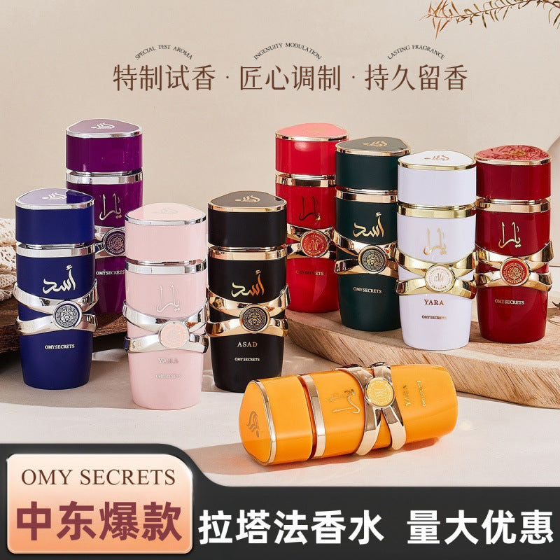 hot-selling asad perfume, long-lasting for women, foreign trade arabian style yara woody fragrance, middle eastern men's perfume