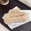 Plush square light brown-11cm