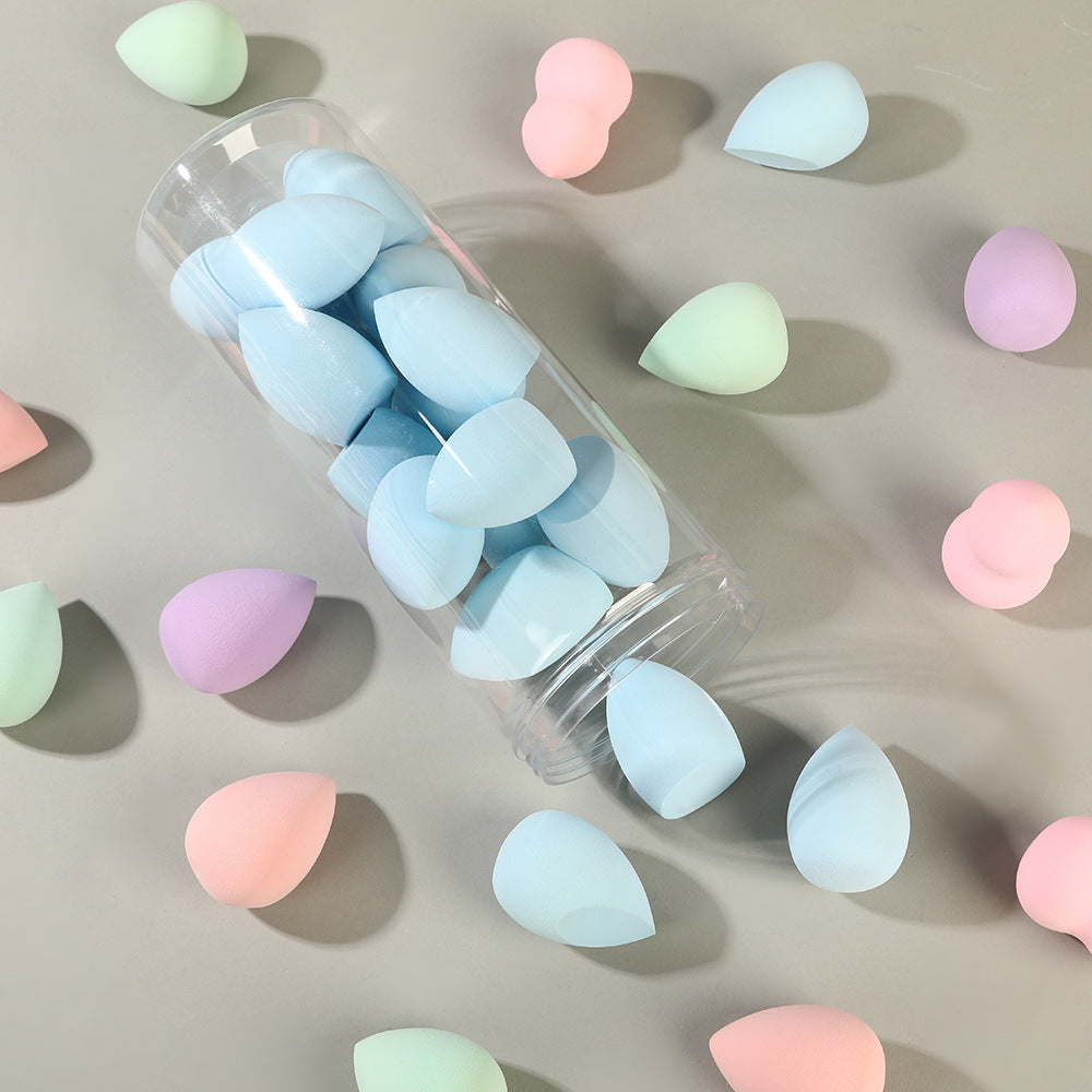 Beauty egg suit laser storage bag beauty egg powder puff dry and wet dual use colorful makeup egg sponge single combination