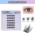 popular segmented glue-free false eyelashes, formaldehyde-free female natural mother-like lower eyelashes, fox eyelashes wholesale
