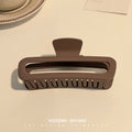 Frosted round dark brown-13cm