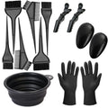 12-piece hair dyeing tool hair dyeing bowl disposable shower cap latex gloves suit comb brush hairdressing tool ear