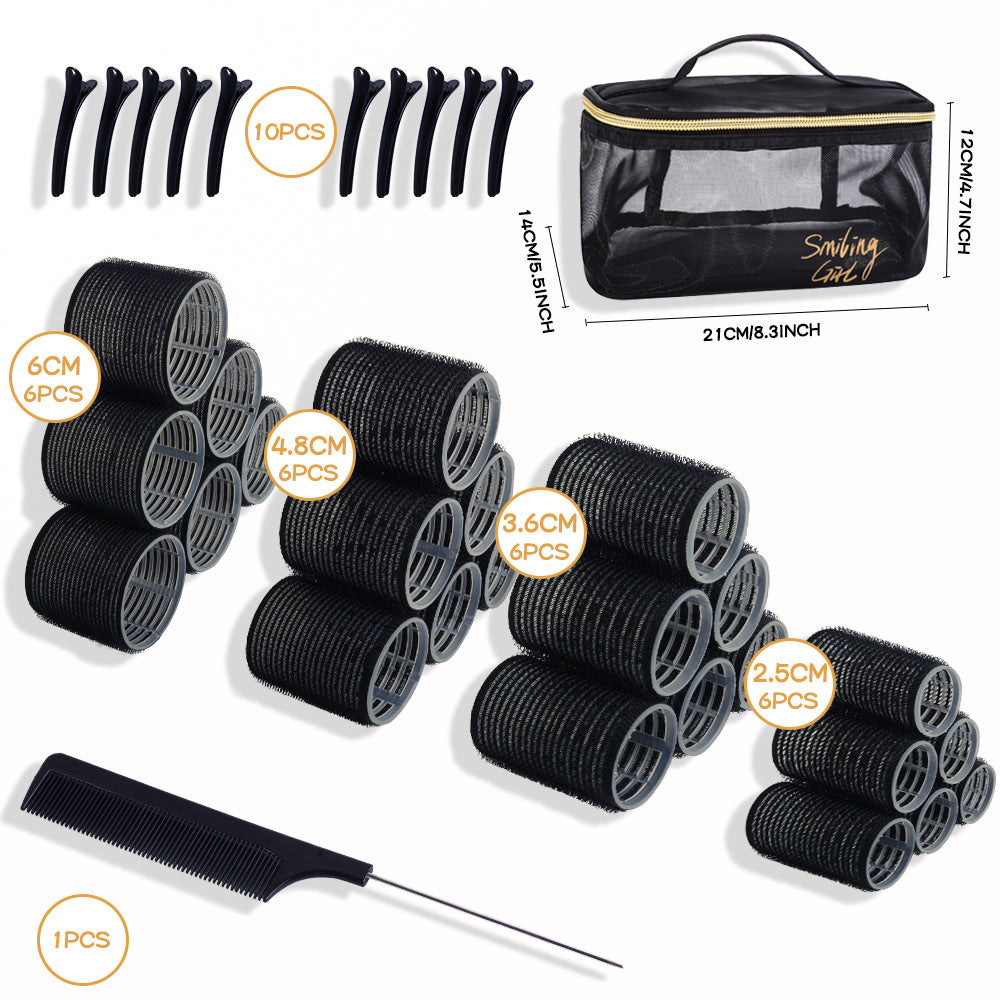 Amazon hair roller makeup bag set - heatless hair curler kit for cross-border e-commerce