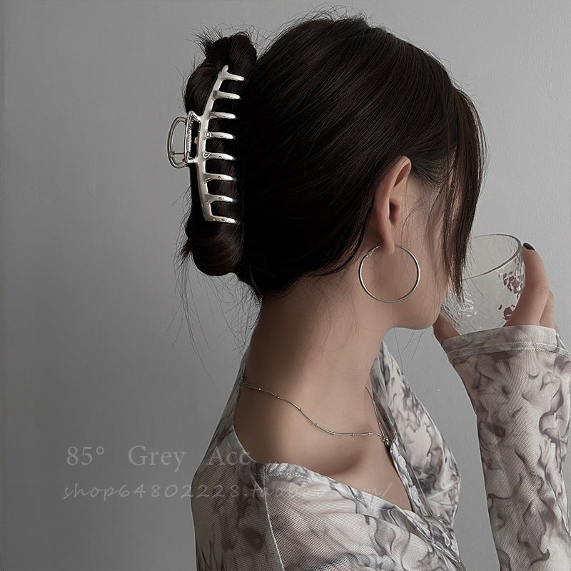 Classy fishbone shark clip hair clip for women large hair clip headwear hair clip back of head 2026 new arrival