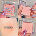 Capel single color blush - available in pink, blue, and purple - matte finish, natural contouring, vibrant & youthful, student-friendly, affordable rouge