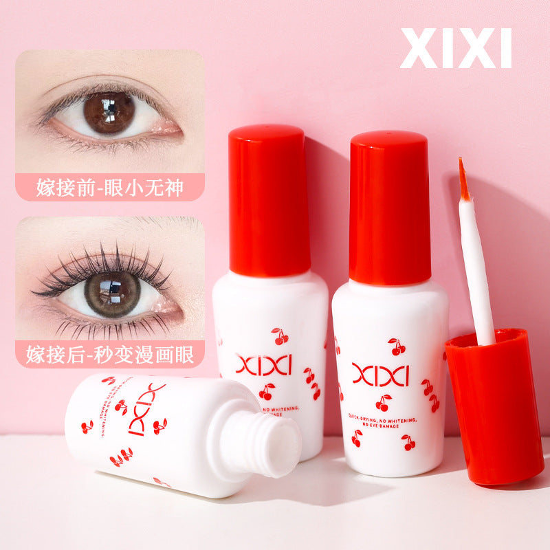 Xixi fake eyelashes glue transparent quick-drying invisible long-lasting hair-styling super sticky non-irritating double eyelid glue hair-styling cream
