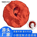 Source factory baotou hat single and double layer satin wig shower cap wig cap lace breathable nightcap curly hair