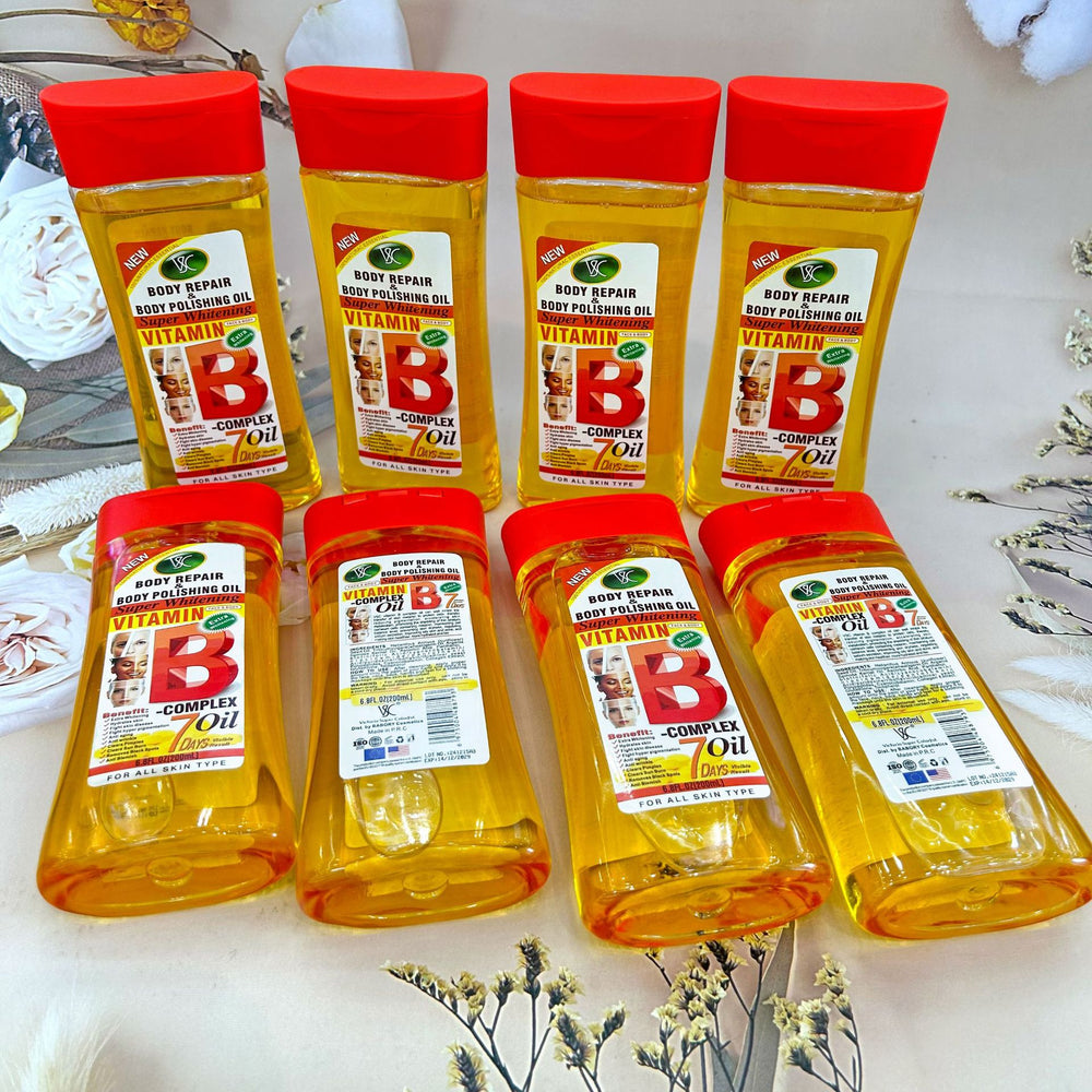 vitamin b facial & body oil - moisturizing massage oil for joints - 200ml - wholesale for export
