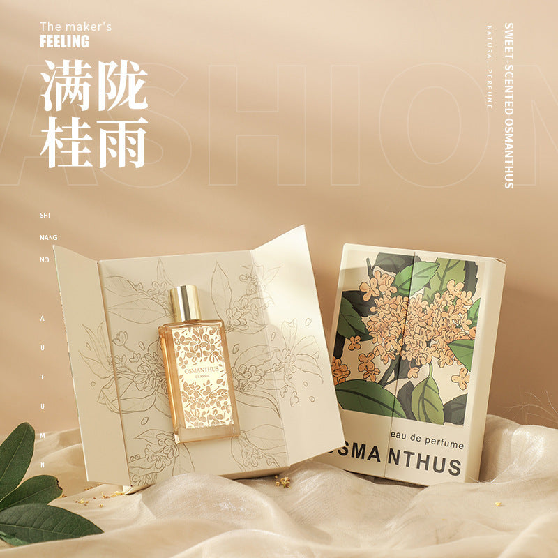 Shi mang man long gui yu new arrival perfume gift box fresh osmanthus fragrance long-lasting fragrance student women's perfume hot style