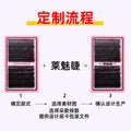 Premium false eyelash set - european & american style 50d/60d volume lash extensions - lash cluster kit
