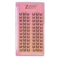 Qingdao natural false eyelashes, 10 rows segmented black band sunflower style, k-pop girl group stage makeup, glue-on false eyelashes