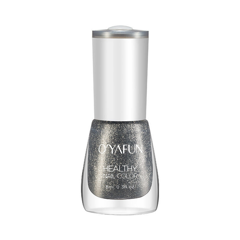 New ouyafei water-based nail polish, no baking required, quick-drying, peelable, 8ml, student-friendly clear top coat, wholesale