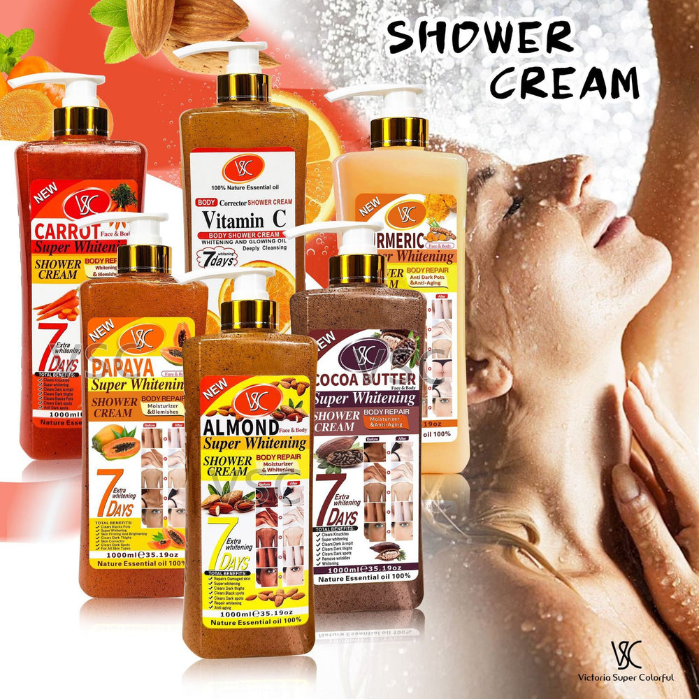 1l turmeric papaya scrub shower gel gentle moisturizing cleansing exfoliating moisturizing skin beautifying shower gel