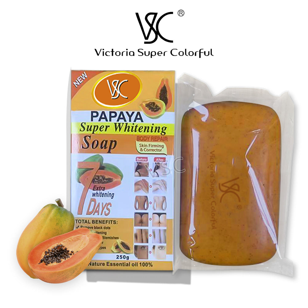 foreign trade english packaging papaya vc brightening soap fragrance bath carrot soap wholesale