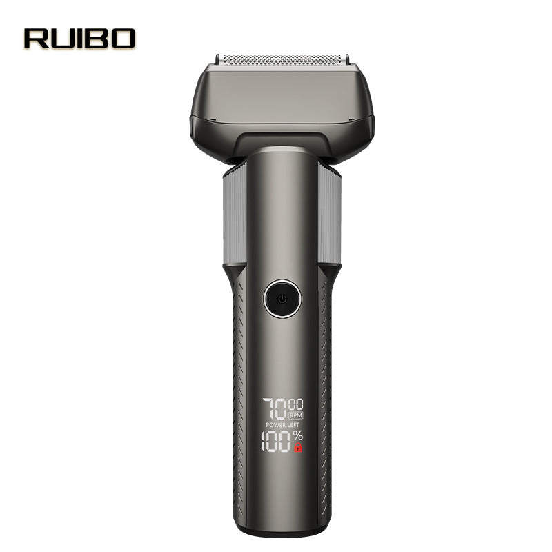 Reciprocating floating five-blade electric shaver - wet & dry shaving, led digital display