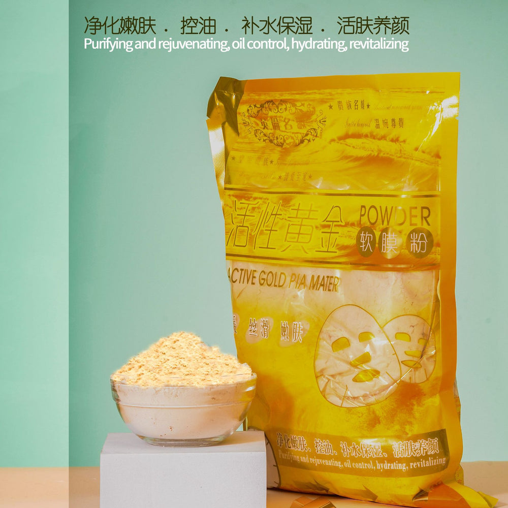 dedicated active gold gold soft mask powder to reduce melanin and acne marks gold mask powder wholesale