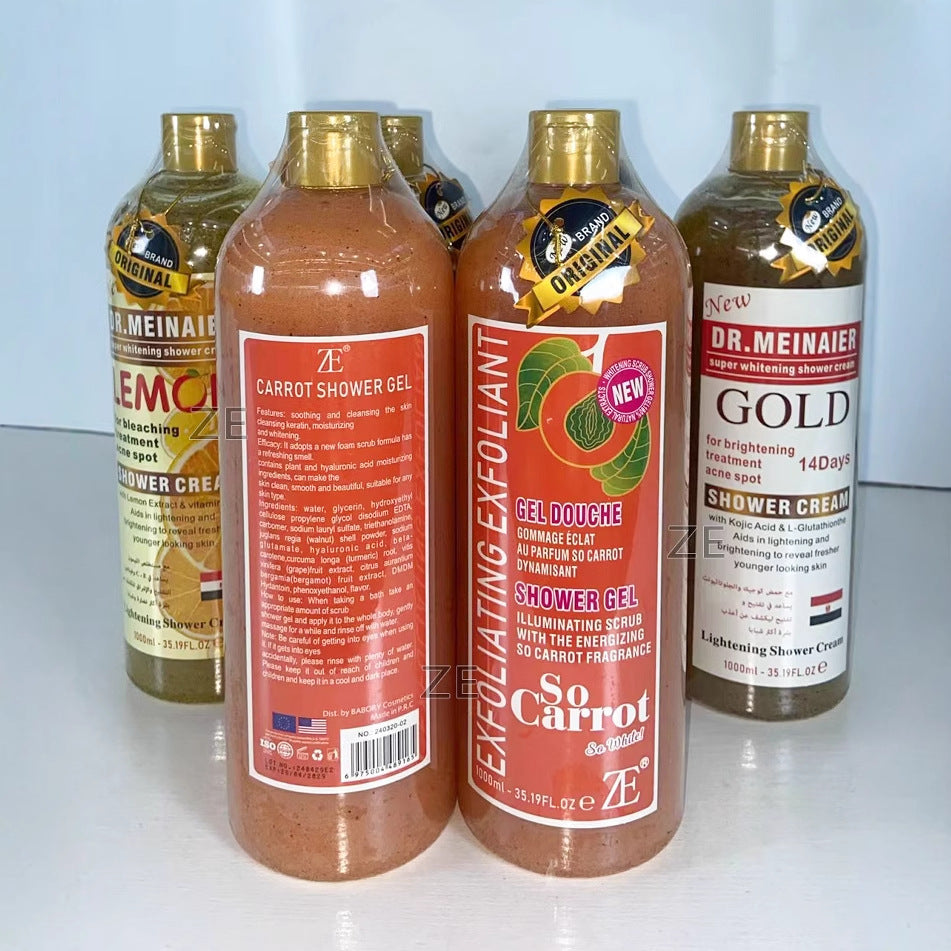 scrub shower gel, silky skin, rich foam, moisturizing skin, deep cleansing, gentle and long-lasting fragrance