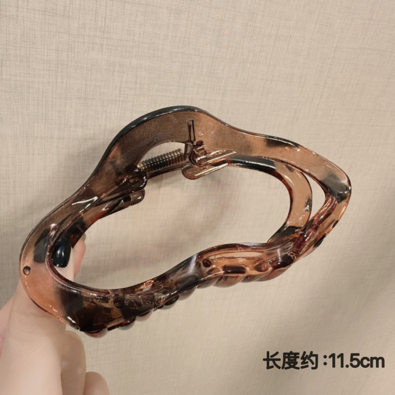Korean autumn/winter premium hair clips - exquisite claw clips for updos, large size shark clips for thick hair, women's hair accessories