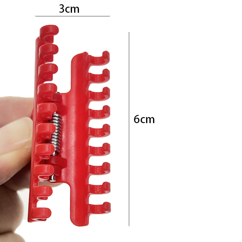 Hot-selling hairdressing centipede clip morgan tin foil perm fireworks hair root fluffy perm clip front thorn hairstyle heightening handy gadget