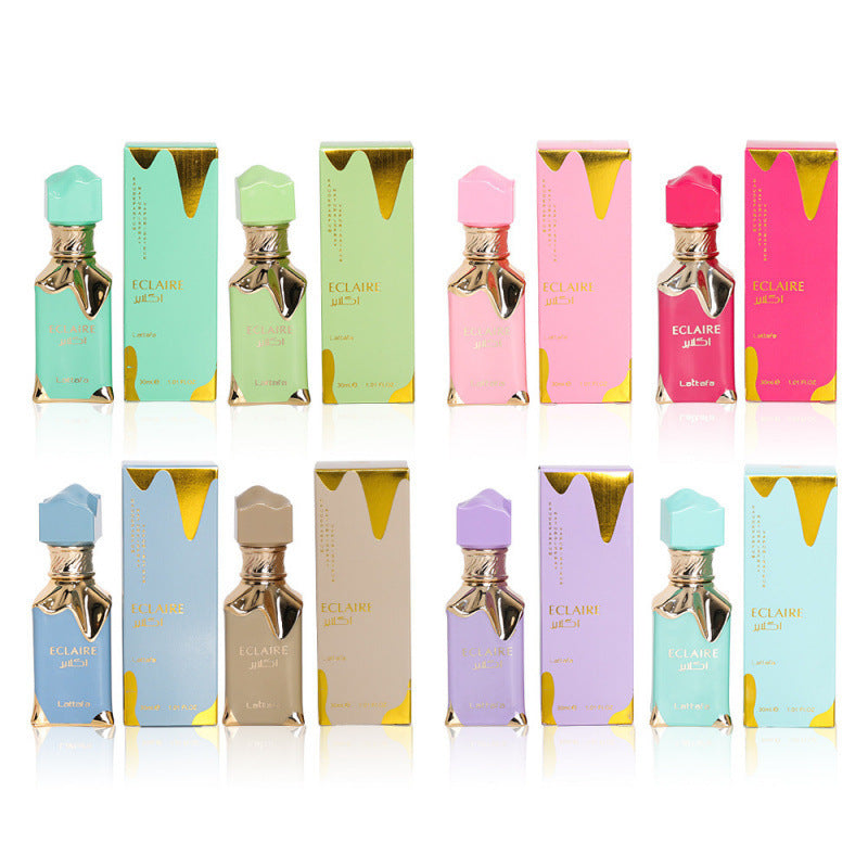 hot-selling middle eastern arabian perfume for women, 30ml small size, ice cream fragrance, long-lasting scent, wholesale perfume