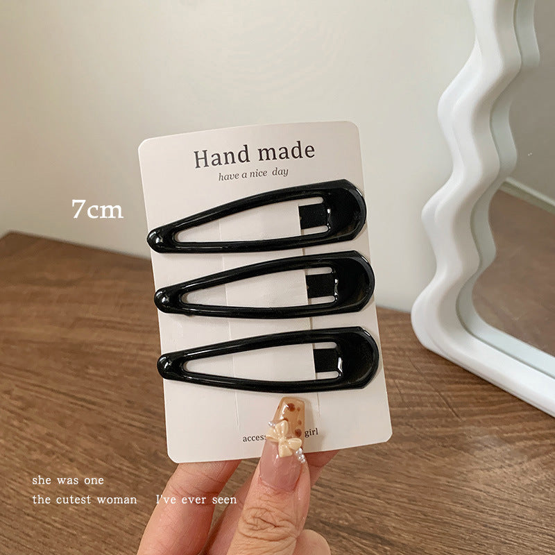 Glossy star hair clip for girls 2024new arrival side clip bangs clip broken hair storage clip casualbb clip hair accessories