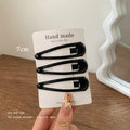 Glossy star hair clip for girls 2024new arrival side clip bangs clip broken hair storage clip casualbb clip hair accessories