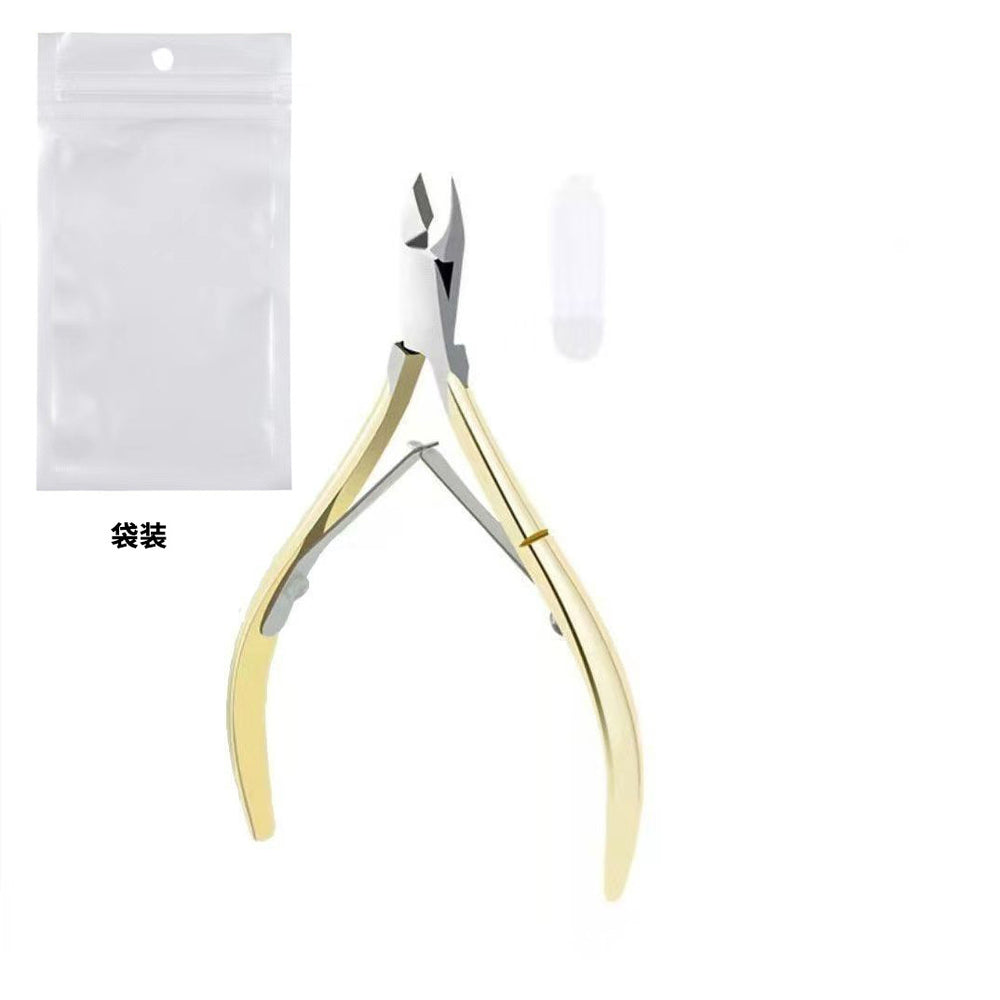 Vietnamese stainless steel cuticle nippers portable d501 finger toe dead skin remover barbed skin nippers manicure tool