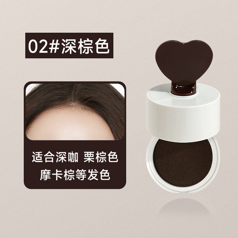 Kakashow hairline powder - conceal hairline, fill in thinning hair, cover bald spots, waterproof & sweatproof, shadowing & contouring powder
