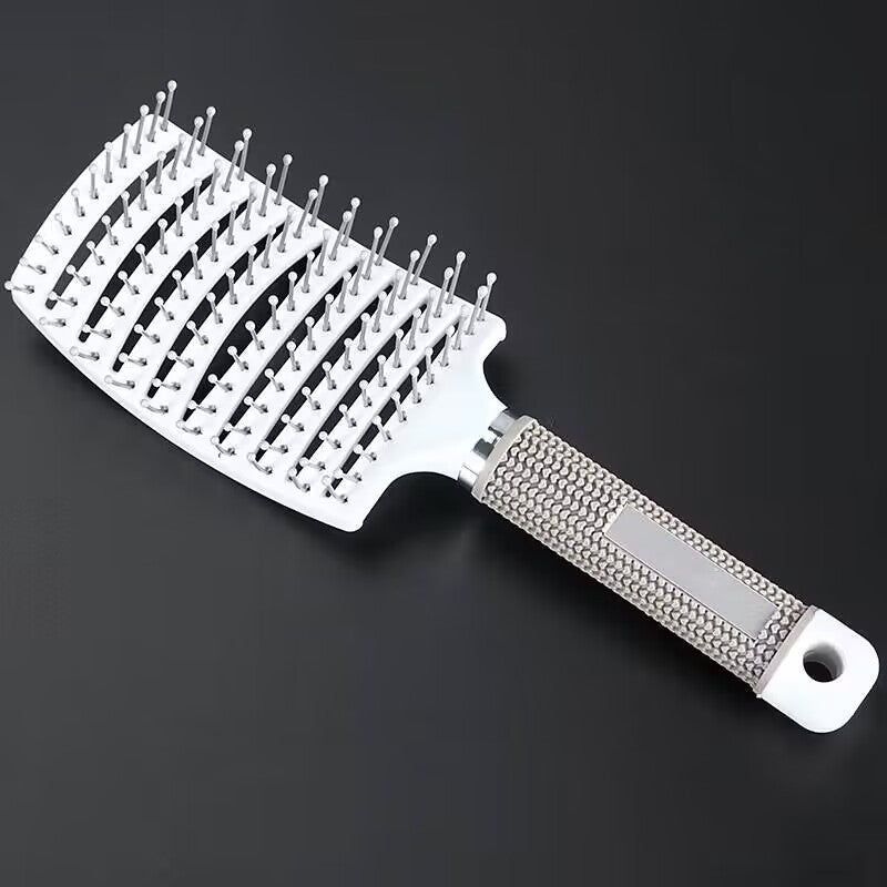 bristle large curved comb wide tooth hairdressing comb rib comb massage smooth hair hairdressing fluffy hair-styling wholesale