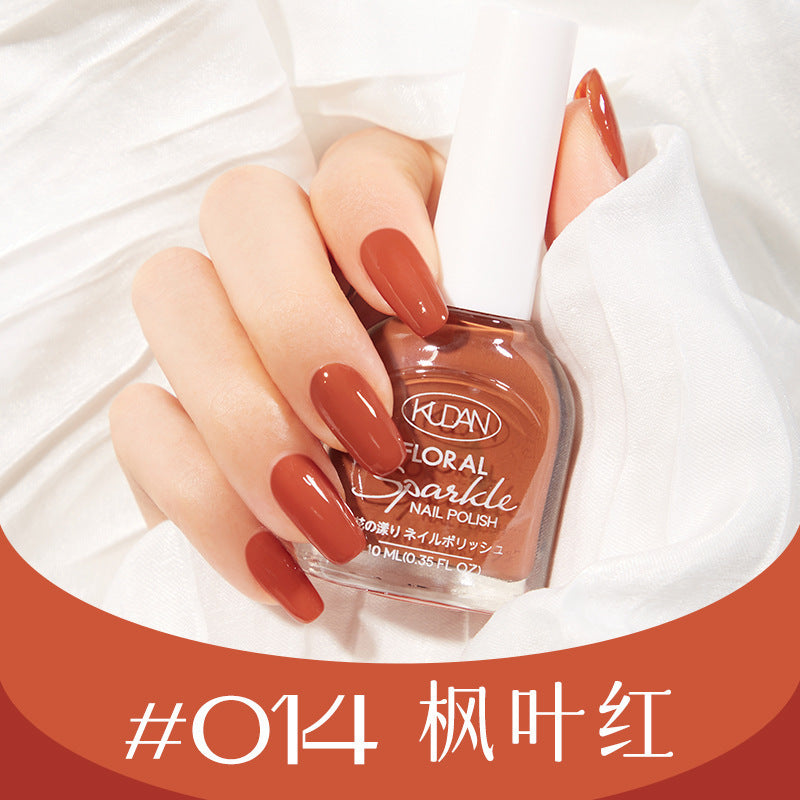 Nail polish, no baking, quick drying, long-lasting, tearable, fall and winter peelable, water-based, transparent nude color, nail salon nail polish wholesale