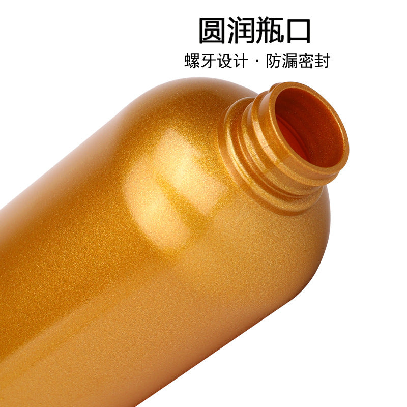 Round shoulder 750ml plastic bottle blow molding press empty bottle pet refill lotion shampoo shower gel bottle