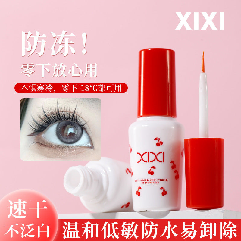 Xixi fake eyelashes glue transparent quick-drying invisible long-lasting hair-styling super sticky non-irritating double eyelid glue hair-styling cream