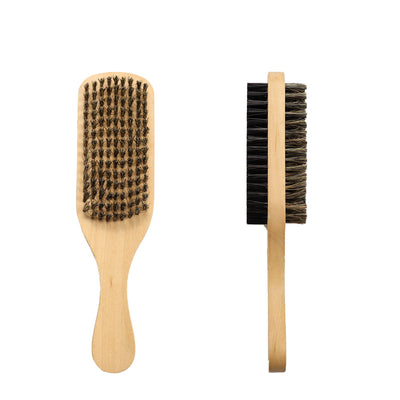 bristle beard brush head brush broken hair brush hairdressing hair brush soft bristle wooden handle neck brush cleaning brush hairdressing supplies